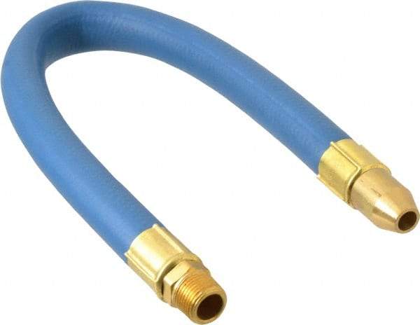 Coilhose Pneumatics - 18" Hose Length, 3/8" Nozzle Diam, 1/2" Hose ID, Coolant Hose - 3/8" NPT For Mist Coolant Systems - A1 Tooling