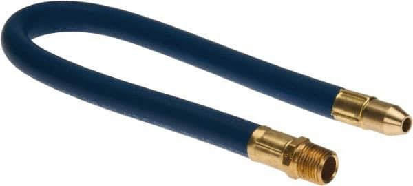 Coilhose Pneumatics - 24" Hose Length, 1/2" Nozzle Diam, 1/2" Hose ID, Coolant Hose - 1/2" NPT For Mist Coolant Systems - A1 Tooling