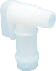 Made in USA - 3/4" NPT Polyethylene Rigid Drum Faucet - No Arrester, Manual Closing - A1 Tooling