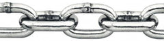 Pewag - 1/8" Welded Stainless Steel Chain - 410 Lb Capacity, Grade 30, Cut to Length, Stainless Steel, Bright Finish - A1 Tooling