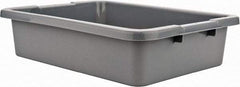 Rubbermaid - 4.6 Gal, Gray Polyethylene Tote Container - Nesting, 20" Long x 15" Wide x 5" High - A1 Tooling