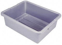 Rubbermaid - 7.1 Gal, Gray Polyethylene Tote Container - Nesting, 21-1/2" Long x 17.1" Wide x 7" High - A1 Tooling