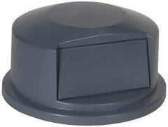 Rubbermaid - Round Lid for Use with 44 Gal Round Trash Cans - Gray, Polyethylene, For 2643 Brute Trash Cans - A1 Tooling