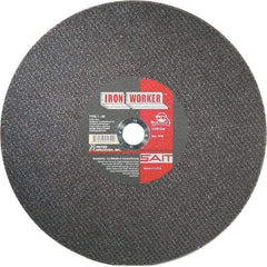 Sait - 16" Aluminum Oxide Cutoff Wheel - 3/32" Thick, 1" Arbor, 3,700 Max RPM, Use with Chop Saws - A1 Tooling