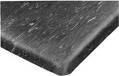 Wearwell - 3' Long x 2' Wide, Dry Environment, Anti-Fatigue Matting - Black, Vinyl with Nitrile Blend Base, Beveled on 4 Sides - A1 Tooling