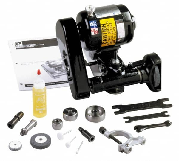 Dumore - Integral, Internal and External Spindle, Tool Post Grinder - 1/8, 8 to 14 Inch Lathe Swing Compatibility, 1/4 hp, 115 Volts, 3/8 Inch Spindle Hole Diameter - A1 Tooling