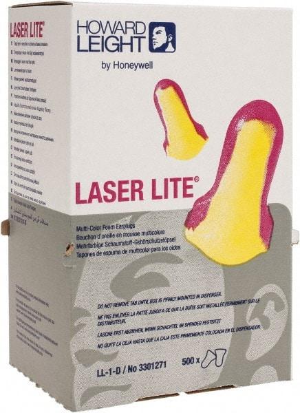 Howard Leight - Disposable Earplug Refill with 32 dB Earplugs - Magenta & Yellow Earplugs, 500 Pairs - A1 Tooling