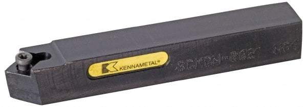 Kennametal - SCMC, Neutral Cut, 0° Lead Angle, 1" Shank Height x 1" Shank Width, Neutral Rake Indexable Turning Toolholder - 6" OAL, CC..32.5. Insert Compatibility, Series Screw-On - A1 Tooling