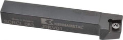 Kennametal - SCRC, Left Hand Cut, 15° Lead Angle, 1/2" Shank Height x 1/2" Shank Width, Neutral Rake Indexable Turning Toolholder - 3-1/2" OAL, CC..32.5. Insert Compatibility, Series Screw-On - A1 Tooling