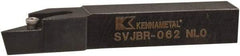 Kennametal - SVJB, Right Hand Cut, 3° Lead Angle, 3/8" Shank Height x 3/8" Shank Width, Neutral Rake Indexable Turning Toolholder - 2-1/2" OAL, VB..22. Insert Compatibility, Series Screw-On - A1 Tooling