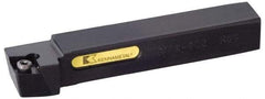 Kennametal - SCRP, Left Hand Cut, 15° Lead Angle, 1/2" Shank Height x 1/2" Shank Width, Positive Rake Indexable Turning Toolholder - 3-1/2" OAL, CP..32.5. Insert Compatibility, Series Screw-On - A1 Tooling