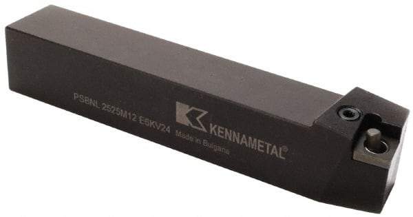 Kennametal - PSBN, Left Hand Cut, 15° Lead Angle, 32mm Shank Height x 32mm Shank Width, Negative Rake Indexable Turning Toolholder - 170mm OAL, SN..1906.. Insert Compatibility, Series Kenlever - A1 Tooling