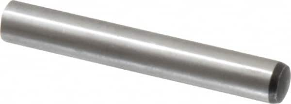 Value Collection - 10mm Diam x 70mm Pin Length Alloy Steel Standard Dowel Pin - C 58-62 Hardness, 37,100 Lb Breaking Strength, 1 Rounded End - A1 Tooling