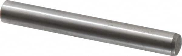 Value Collection - 10mm Diam x 80mm Pin Length Alloy Steel Standard Dowel Pin - C 58-62 Hardness, 37,100 Lb Breaking Strength, 1 Rounded End - A1 Tooling