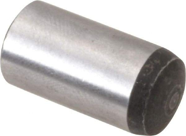 Value Collection - 12mm Diam x 25mm Pin Length Alloy Steel Standard Dowel Pin - C 58-62 Hardness, 53,400 Lb Breaking Strength, 1 Rounded End - A1 Tooling