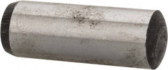 Value Collection - 12mm Diam x 35mm Pin Length Alloy Steel Standard Dowel Pin - C 58-62 Hardness, 53,400 Lb Breaking Strength, 1 Rounded End - A1 Tooling