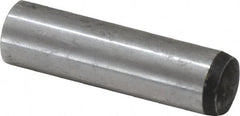 Value Collection - 12mm Diam x 45mm Pin Length Alloy Steel Standard Dowel Pin - C 58-62 Hardness, 53,400 Lb Breaking Strength, 1 Rounded End - A1 Tooling