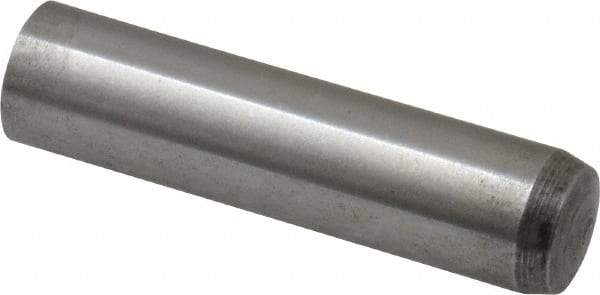 Value Collection - 12mm Diam x 50mm Pin Length Alloy Steel Standard Dowel Pin - C 58-62 Hardness, 53,400 Lb Breaking Strength, 1 Rounded End - A1 Tooling