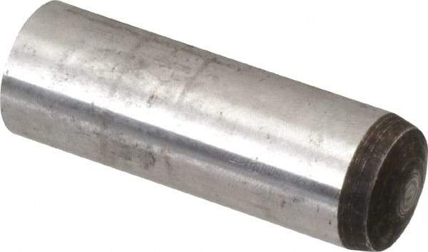 Value Collection - 16mm Diam x 50mm Pin Length Alloy Steel Standard Dowel Pin - C 58-62 Hardness, 94,900 Lb Breaking Strength, 1 Rounded End - A1 Tooling