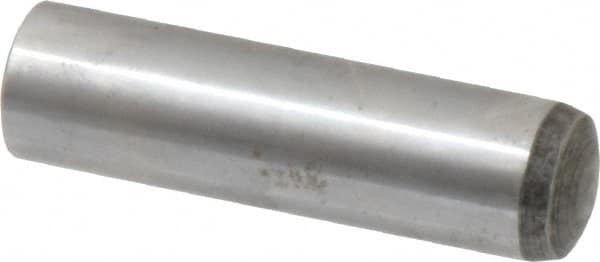 Value Collection - 16mm Diam x 60mm Pin Length Alloy Steel Standard Dowel Pin - C 58-62 Hardness, 94,900 Lb Breaking Strength, 1 Rounded End - A1 Tooling