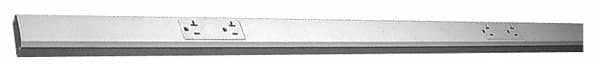 Wiremold - 1-1/2 Inch Long x 1-1/2 Inch Wide x 1 Inch High, Rectangular Raceway Clip - Ivory, For Use with Wiremold NM2000 Series Raceways - A1 Tooling