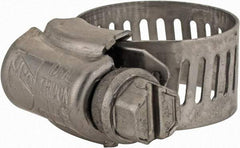 IDEAL TRIDON - SAE Size 6, 3/8 to 7/8" Diam, Stainless Steel Worm Drive Clamp - 1/2" Wide, Material Grade 201/305, Series 620 - A1 Tooling