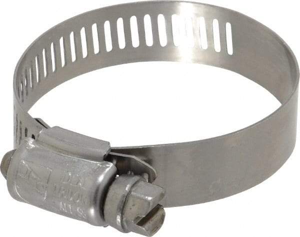 IDEAL TRIDON - SAE Size 24, 1-1/16 to 2" Diam, Stainless Steel Worm Drive Clamp - 1/2" Wide, Material Grade 201/305, Series 620 - A1 Tooling