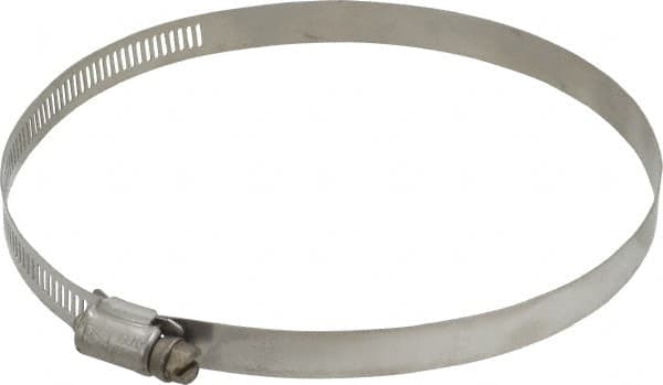 IDEAL TRIDON - SAE Size 88, 4-1/16 to 6" Diam, Stainless Steel Worm Drive Clamp - 1/2" Wide, Material Grade 201/305, Series 620 - A1 Tooling