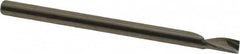 Onsrud - 1/8" Cutting Diam x 1/4" Length of Cut, 1 Flute, Upcut Spiral Router Bit - Uncoated, Right Hand Cut, Solid Carbide, 2" OAL x 1/8" Shank Diam, Single Edge, 21° Helix Angle - A1 Tooling