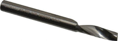 Onsrud - 3/16" Cutting Diam x 5/8" Length of Cut, 1 Flute, Upcut Spiral Router Bit - Uncoated, Right Hand Cut, Solid Carbide, 2" OAL x 3/16" Shank Diam, Single Edge, 21° Helix Angle - A1 Tooling