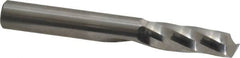 Onsrud - 3/8" Cutting Diam x 1-1/8" Length of Cut, 1 Flute, Upcut Spiral Router Bit - Uncoated, Right Hand Cut, Solid Carbide, 3" OAL x 3/8" Shank Diam, Single Edge - A1 Tooling