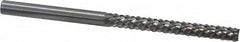 Onsrud - 1/4" Cut Diam, 1/4" Shank Diam, Carbide Double Cut Cylinder Burr - A1 Tooling