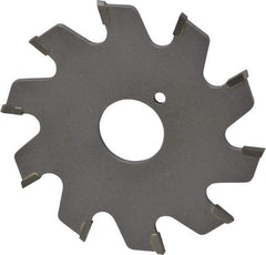 Onsrud - 2-1/2" Diam x 0.095" Blade Thickness x 5/8" Arbor Hole Diam, 10 Tooth Slitting and Slotting Saw - Arbor Connection, Right Hand, Uncoated, Carbide-Tipped, 0° Rake - A1 Tooling