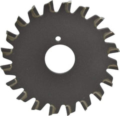 Onsrud - 2-1/2" Diam x 0.095" Blade Thickness x 5/8" Arbor Hole Diam, 20 Tooth Slitting and Slotting Saw - Arbor Connection, Right Hand, Uncoated, Carbide-Tipped, -5° Rake - A1 Tooling