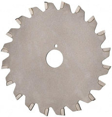 Onsrud - 4" Diam x 0.095" Blade Thickness x 5/8" Arbor Hole Diam, 10 Tooth Slitting and Slotting Saw - Arbor Connection, Right Hand, Uncoated, Carbide-Tipped, 0° Rake - A1 Tooling