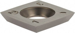 Onsrud - VPGT160412 Carbide Milling Insert - Uncoated, 1/4" Thick, 1/2" Inscribed Circle - A1 Tooling