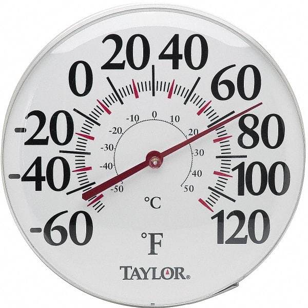 Taylor - -40 to 120°F, Window and Wall Thermometer - 18 Inch Diameter - A1 Tooling