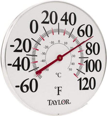 Taylor - -40 to 120°F, Window and Wall Thermometer - 12 Inch Diameter - A1 Tooling