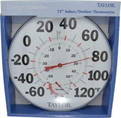 Taylor - -40 to 120°F, Window and Wall Thermometer - 12 Inch Diameter - A1 Tooling