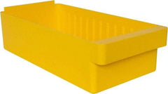 Quantum Storage - 28 Lb. Load Capacity, 17-5/8" Deep, Yellow High-Impact Polystyrene Drawer Bin - 4-5/8" High x 8-3/8" Wide x 17-5/8" Long - A1 Tooling