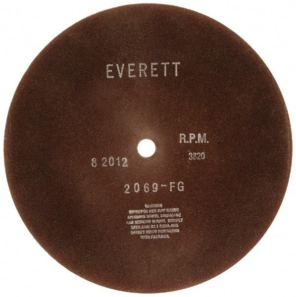 Everett - 16" Aluminum Oxide Cutoff Wheel - 5/32" Thick, 1" Arbor, Use with Gas Powered Saws - A1 Tooling