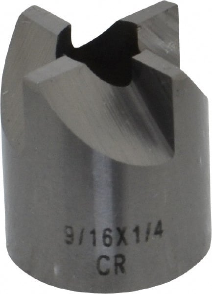 Made in USA - 4 Flutes, 9/16" Diam, 1/4" Pilot Hole Diam, Solid Carbide Reverse Counterbore - A1 Tooling