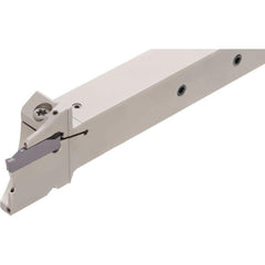 Indexable Grooving/Cut-Off Toolholders; Cutting Direction: Left Hand; Maximum Depth of Cut (mm): 16.00; Maximum Groove Width (mm): 2.49; Minimum Groove Width (mm): 1.50; Toolholder Style: JCTE; Tool Material: Steel; Insert Holding Method: Clamp; Compatibl