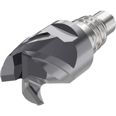 Corner Radius & Corner Chamfer End Mill Heads; Mill Diameter (Inch): 1/2; Mill Diameter (Decimal Inch): 0.5000; Connection Type: E12; Overall Length (Decimal Inch): 1.1102; Centercutting: Yes; Corner Radius (Decimal Inch): 0.0300; Minimum Helix Angle: 48;