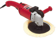 Milwaukee Tool - 7 to 9" Pad Diam, 1,750 RPM, Handheld Electric Polisher - 5/8-11" Spindle Thread, 11 Amps, 120 Volts - A1 Tooling