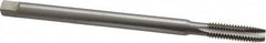 Interstate - 3/8-16 UNC 3 Flute H3 High Speed Steel Spiral Point Extension Tap - Plug Chamfer, 6" OAL, 3B Class of Fit - Exact Industrial Supply