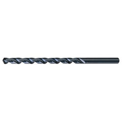 15/32″ RHS / RHC HSS 118 Degree Notched Point Extended Length Drill - Steam Oxide - Exact Industrial Supply