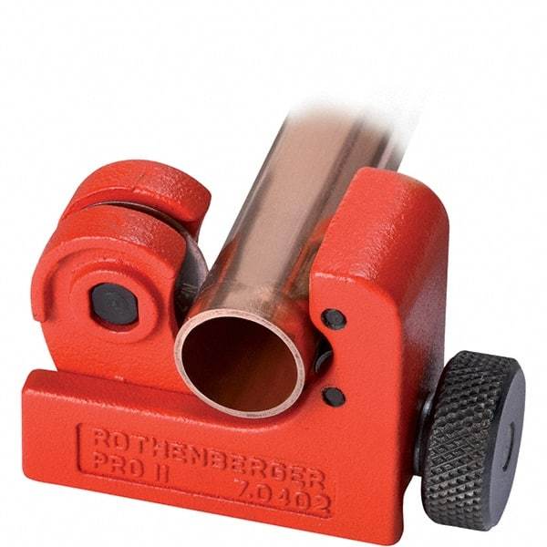 Rothenberger - 1/4" to 7/8" Pipe Capacity, Tube Cutter - Cuts Copper, 2-1/4" OAL - A1 Tooling