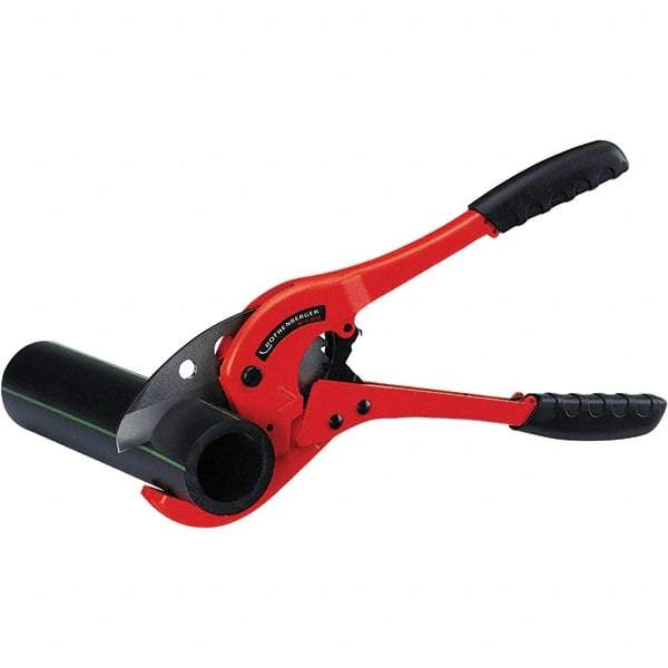 Rothenberger - 2-1/2" Pipe Capacity, Tube & Pipe Cutter - Cuts Plastic, PVC, CPVC, 11-3/4" OAL - A1 Tooling