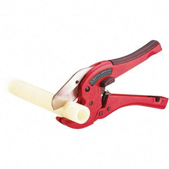 Rothenberger - 1-5/8" Pipe Capacity, Tube & Pipe Cutter - Cuts Plastic, PVC, CPVC, 9" OAL - A1 Tooling